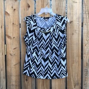 Chevron striped top